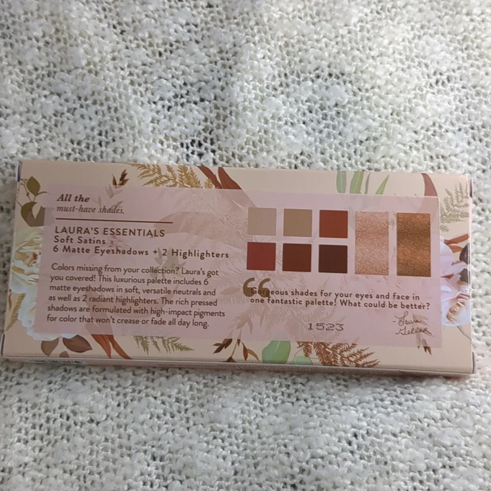 Laura Geller Soft Satins 6 Matte Eyeshadows + 2 Highlighters, 6x 4.8g/2x 6g